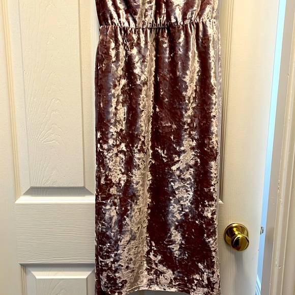 Ever New Velour Mauve/Grey Dress - Picture 5 of 5